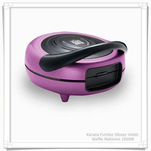 Karaca Funday Glossy Violet Waffle Makinesi 1000W